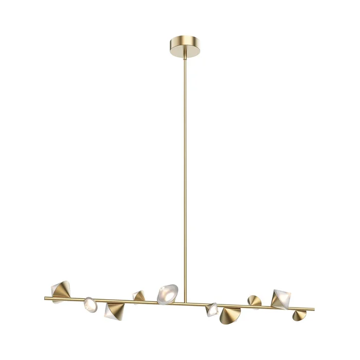 Geode LED Linear Pendant in Brushed Gold (347|LP50851-BG)