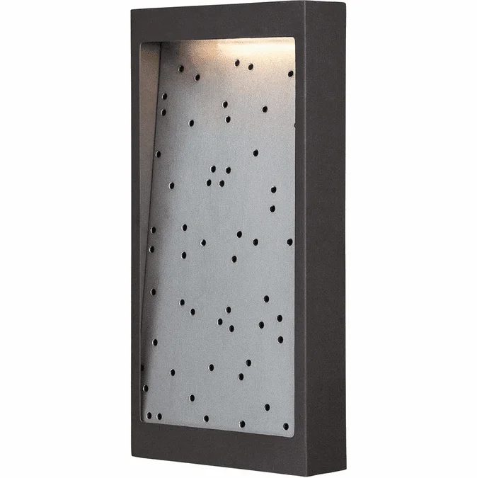 George Kovacs P1228-564-L Pinball Modern Sand Bronze With Silver Dust Lamp Sconce