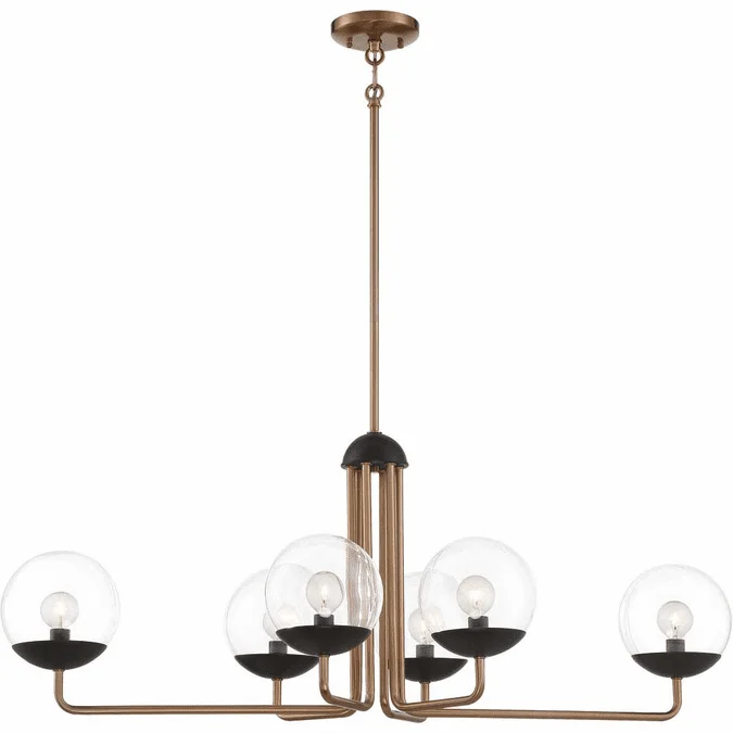 George Kovacs P1506-416 Outer Limits Modern Painted Bronze with Natural Brush Island Lighting
