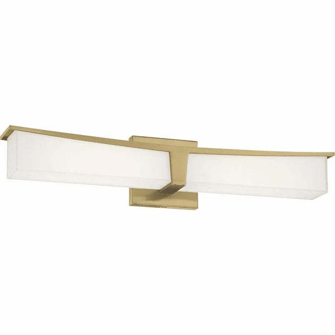 George Kovacs P1533-248-L Plane Honey Gold LED 24″ Bathroom Sconce