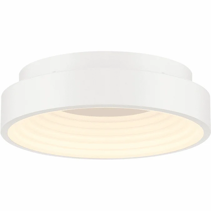 George Kovacs P5551-44B-L Conc Modern Matte White LED 15″ Ceiling Lighting