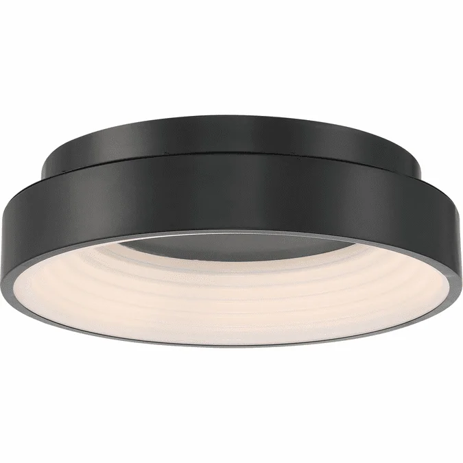 George Kovacs P5551-66A-L Conc Contemporary Coal LED 15″ Flush Lighting
