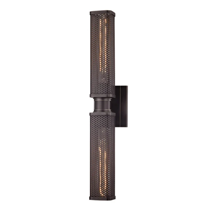 Gibbs 2-Light Wall Sconce in Old Bronze 4.5L x 4.5W x 22.25H