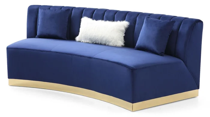 Glory Furniture G0432 Sofa in Navy Blue G0432-S