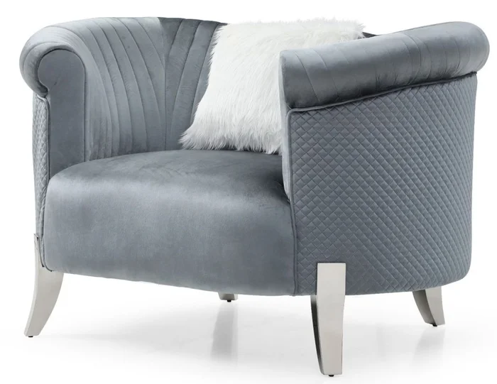 Glory Furniture G0612A Chair in Gray G0612A-C