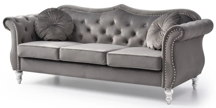 Glory Furniture G0660A Sofa in Dark Gray G0660A-S