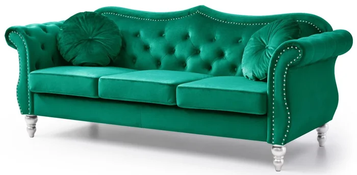 Glory Furniture G0662A Sofa in Green G0662A-S