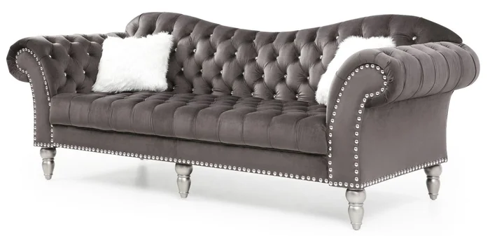 Glory Furniture G0951A Sofa in Dark Gray G0951A-S