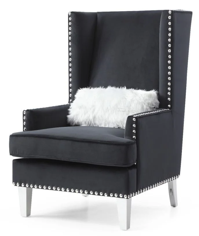 Glory Furniture G0952A Chair in Black G0952A-AC