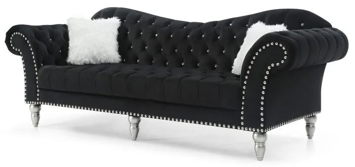 Glory Furniture G0952A Sofa in Black G0952A-S