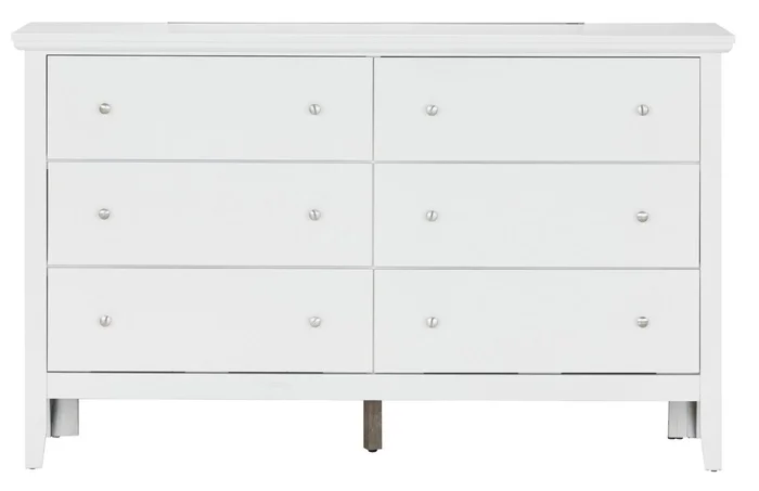 Glory Furniture G1339A Dresser in White G1339-D