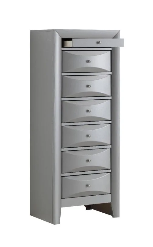 Glory Furniture G1503A Lingerie Chest in Silver G1503-LC