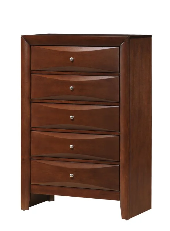 Glory Furniture G1550 5 Drawer Chest in Cherry G1550-CH