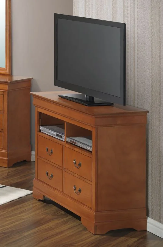 Glory Furniture G3160 TV Chest in Oak G3160-TV