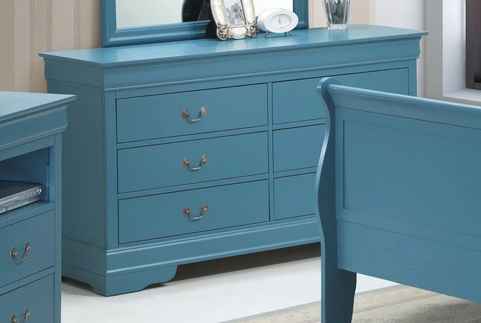 Glory Furniture G3180 Dresser in Teal G3180-D