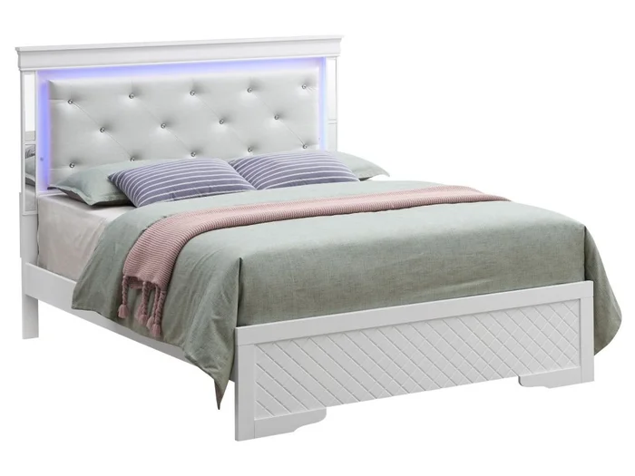 Glory Furniture G6790C King Platform Bed in White