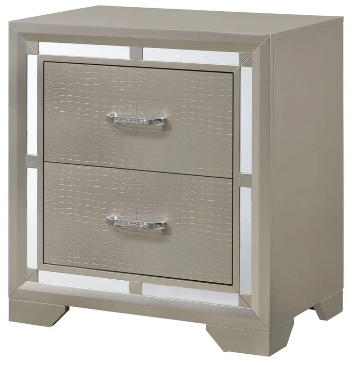 Glory Furniture G6800A Nightstand in Champagne G6800-N