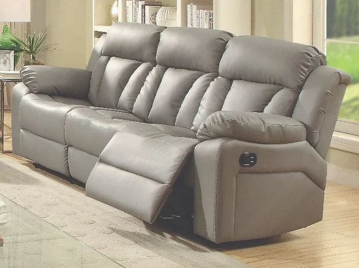 Glory Furniture G681 Reclining Sofa in Gray G681-RS