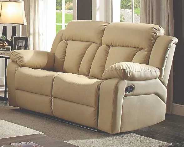 Glory Furniture G689 Reclining Loveseat in Beige G689-RL