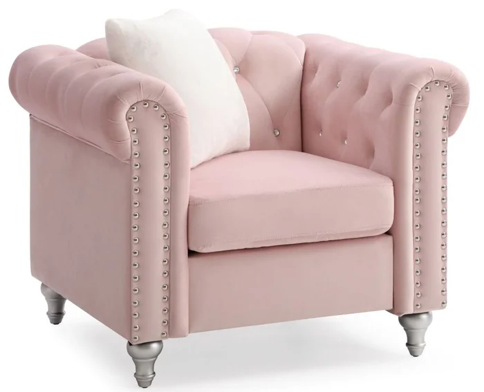 Glory Furniture G864A Chair in Pink G864A-C