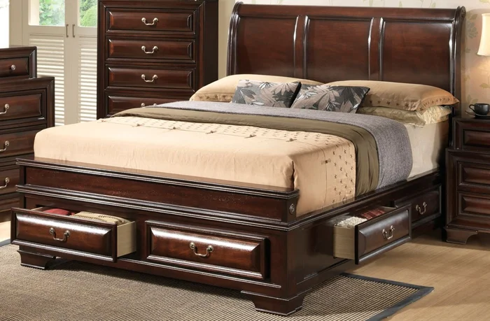 Glory Furniture G8875A Full Storage Bed in Cappaccino G8875A-FB