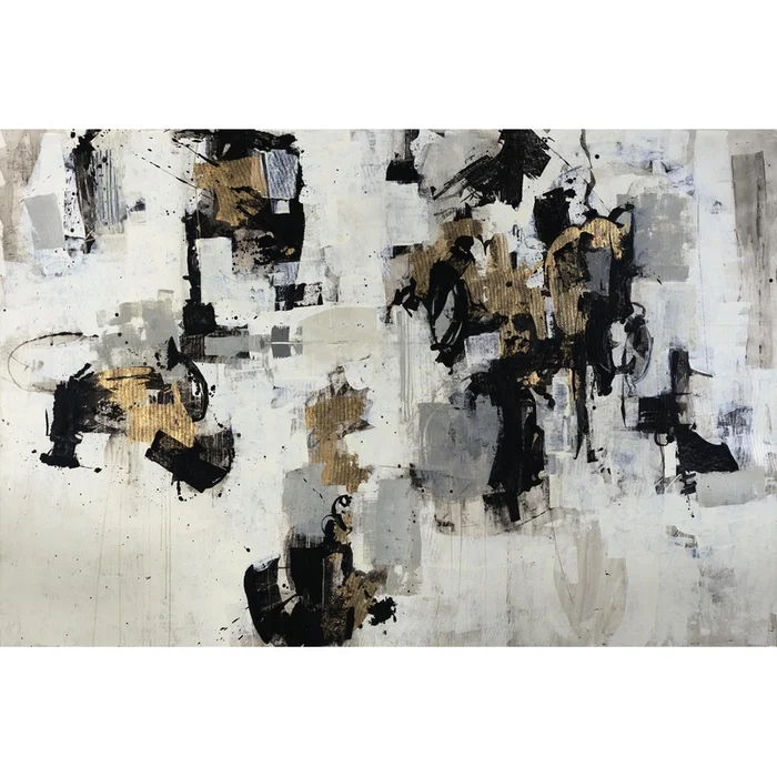 Gold Gloved Boxer Giant Art 84×54 Wall Art|uvre dart murale Giant Art Gold Gloved Boxer 84×54