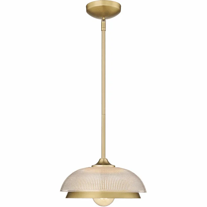 Golden Lighting 0309-M1L BCB-RPG Crawford Modern Brushed Champagne Bronze Mini Drop Ceiling Lighting