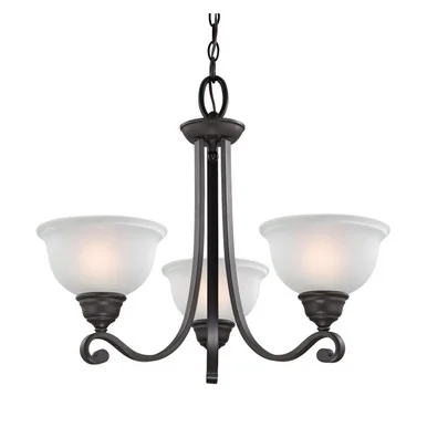 Hamilton Three Light Chandelier in Oil Rubbed Bronze (45|2303CH/10)