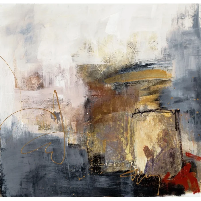 Hands To Heart Ii Giant Art 72×72 Wall Art|uvre dart murale Giant Art Hands To Heart Ii 72×72