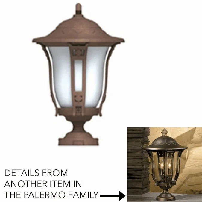Hanover Lantern B57460 Palermo Medium Exterior Pier Mount