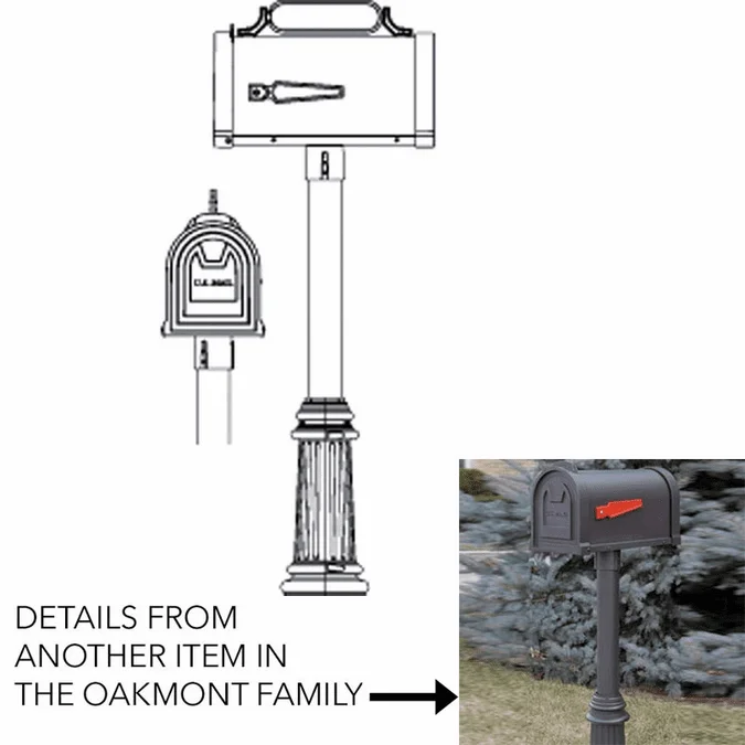 Hanover Lantern M200S Mailbox Exterior Mailbox