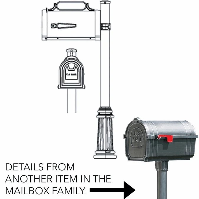 Hanover Lantern M201 Mailbox Outdoor Mailbox