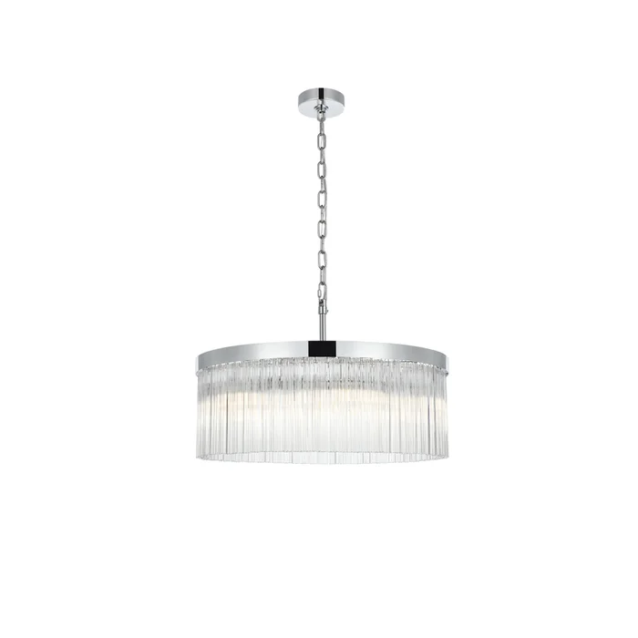harlow 24 inch chandelier in chrome