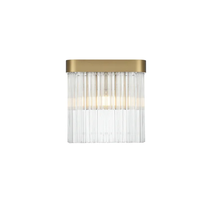 harlow 9 inch wall sconce in satin gold