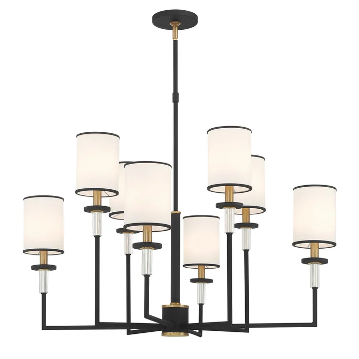 Hatfield 8 Light Chandelier By Crystorama