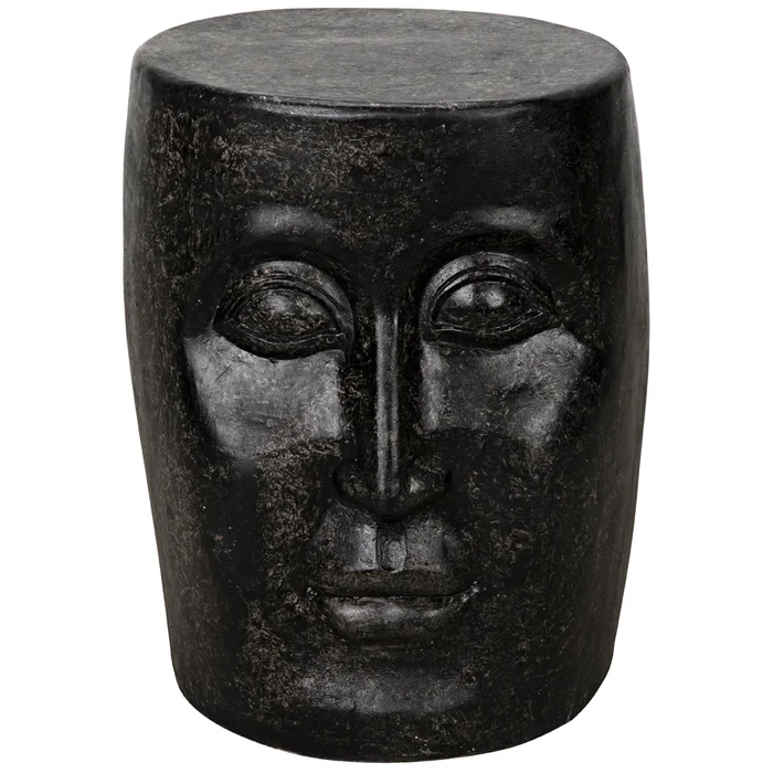 head side table, black fiber cement