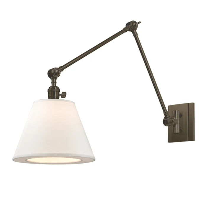 Hillsdale 1-Light Wall Sconce in Old Bronze 10L x 10W x 12.75H