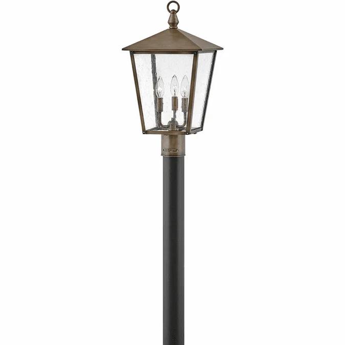 Hinkley 14061BU Huntersfield Traditional Burnished Bronze LED Outdoor Lamp Post Light