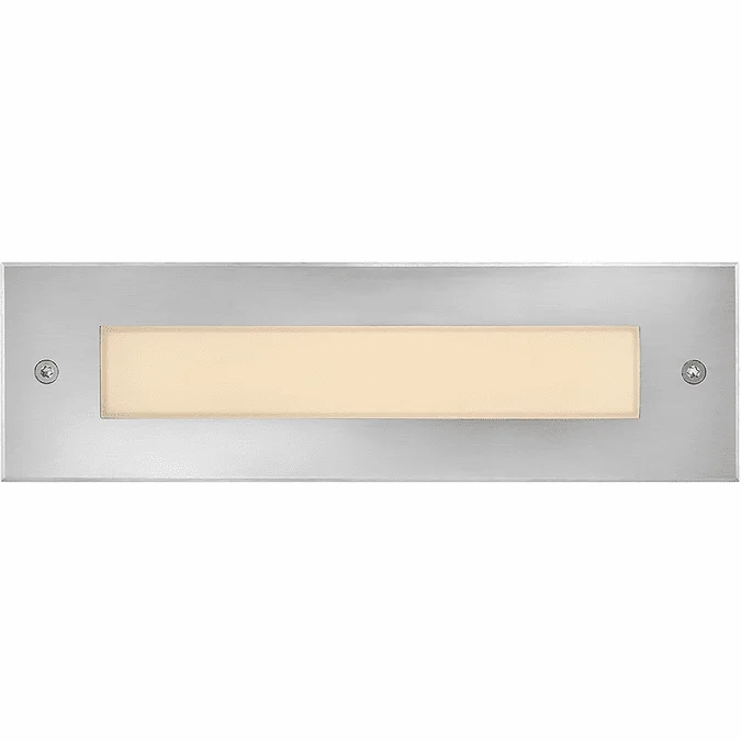 Hinkley 15345SS Dash Flat Modern Stainless Steel LED Low Voltage Outdoor Step Light