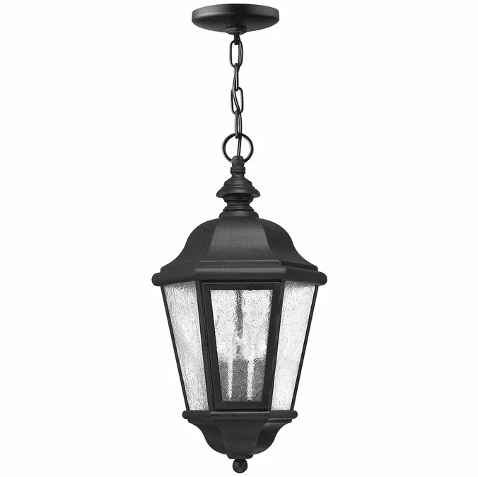 Hinkley 1672BK-LL Edgewater Black LED Outdoor Ceiling Pendant Light