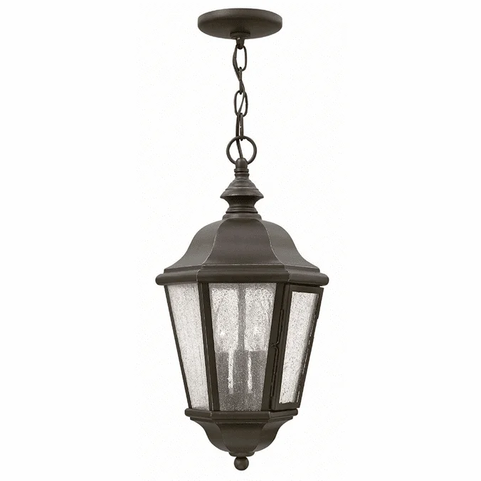 Hinkley 1672OZ Edgewater Traditional Oil Rubbed Bronze Outdoor Pendant Light