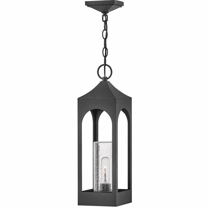 Hinkley 18082DSZ Amina Distressed Zinc Exterior Hanging Lamp