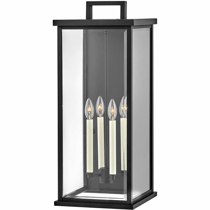 Hinkley 20018BK Weymouth Black Exterior Lighting Sconce