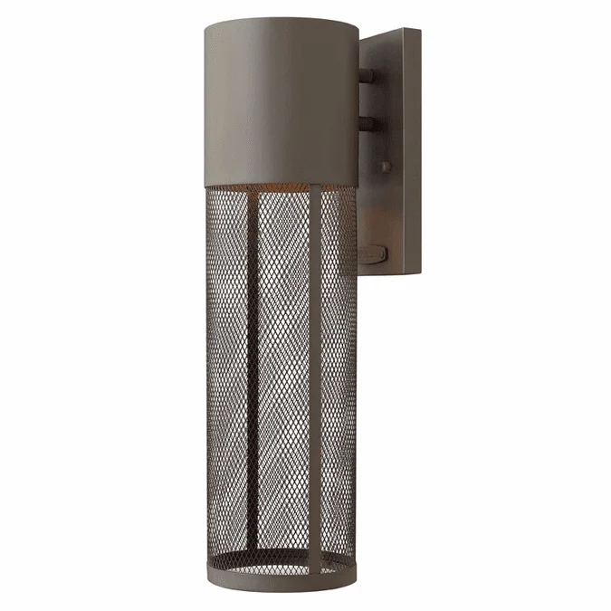Hinkley 2304KZ Aria Medium Dark Sky Contemporary Outdoor Wall Lamp Fixture