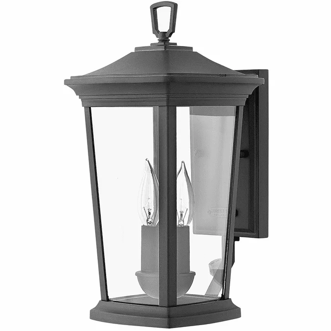 Hinkley 2360MB-LL Bromley Museum Black LED 8″ Exterior Wall Lamp
