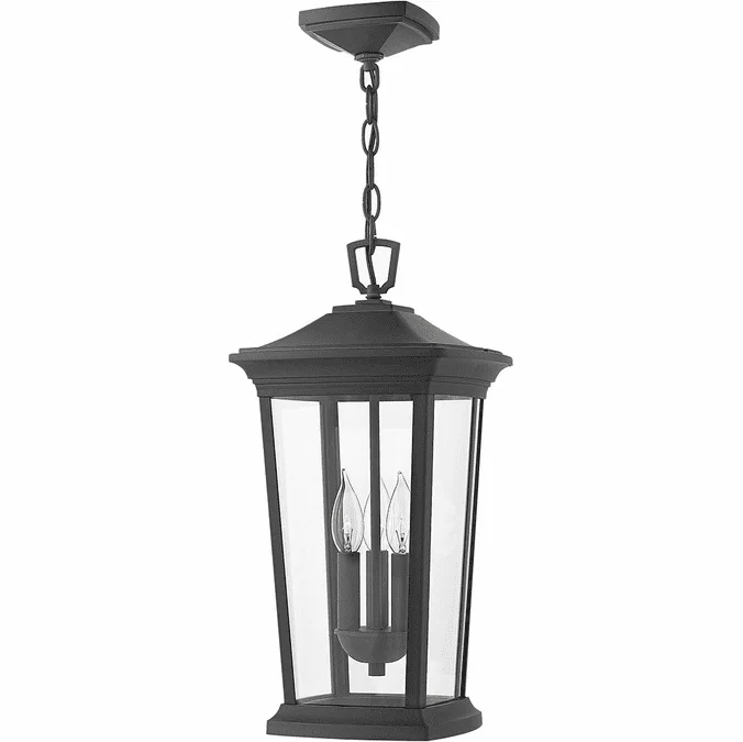 Hinkley 2362MB Bromley Museum Black Exterior Ceiling Light Pendant