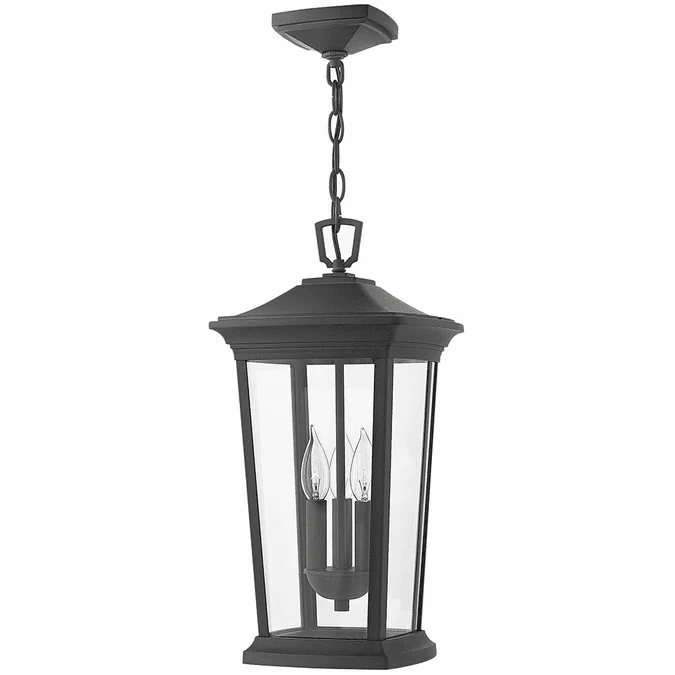 Hinkley 2362MB-LL Bromley Museum Black LED Outdoor Pendant Lighting Fixture