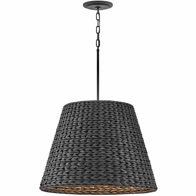 Hinkley 43224BK Seabrook Modern LED Pendant Lighting Fixture