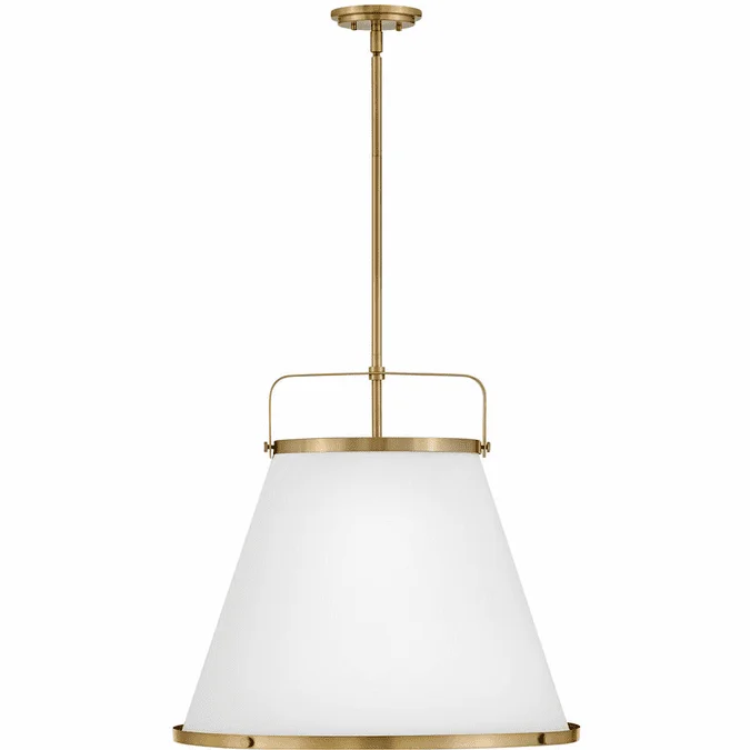 Hinkley 4995LCB Lexi Modern Lacquered Brass 24.5″ Hanging Pendant Light