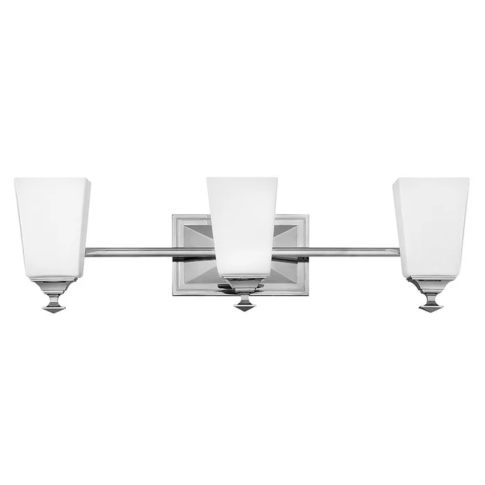 Hinkley Baldwin 3-LT Bath Light – Polished Nickel – 56673PN